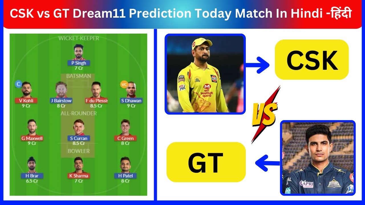 CSK vs GT Dream11 Prediction Today